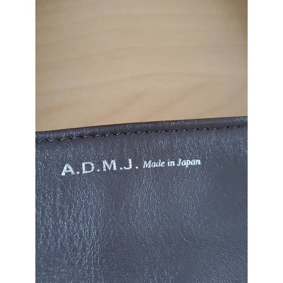 Accessories De Mademoiselle A.D.M.J. Black Leather Messenger Bag Japan - Picture 5 of 11